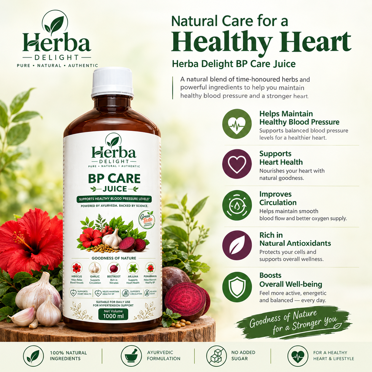 Herba Delight BP Care Juice 1 L