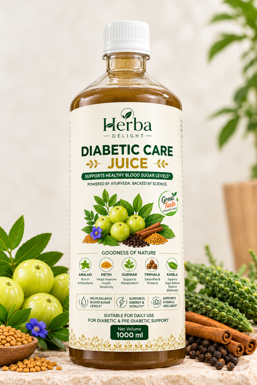 Herba Delight Diabetic care Juice 1 L