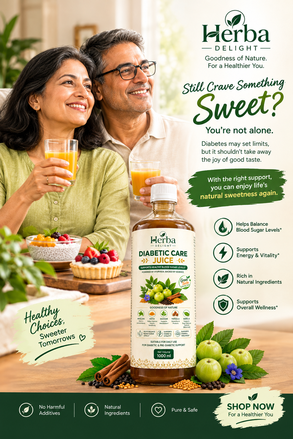 Herba Delight Diabetic care Juice 1 L