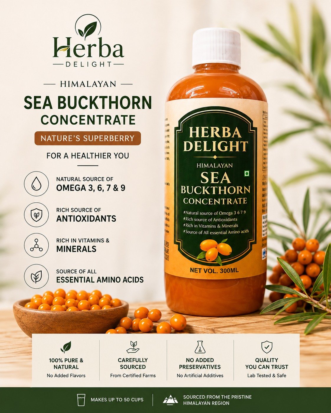 Herba Delight Sea Buckthorn Concentrate