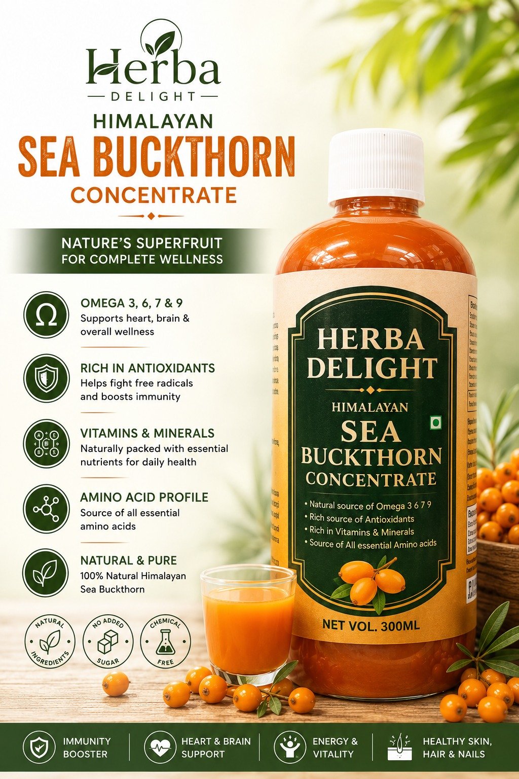 Herba Delight Sea Buckthorn Concentrate
